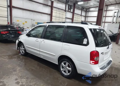 2002 Mazda Mpv Es/Lx z USA, uszkodzony, nr VIN JM3LW28A020334253